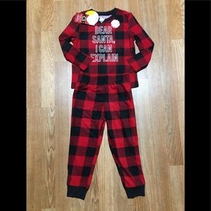 North Pole Pajama Set 2pc Kids Unisex Size: 4T